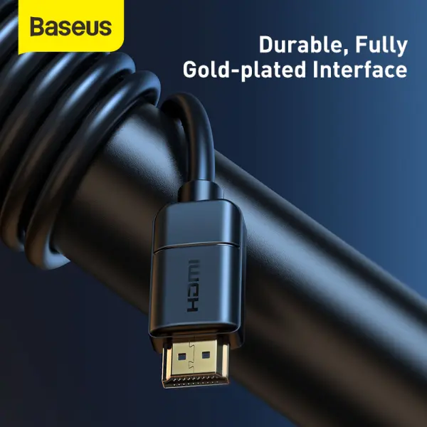 كابل اتش دي ام اي بيسوس Baseus High Definition يدعم دقة 4K بطول 3 متر - لون أسود image 8