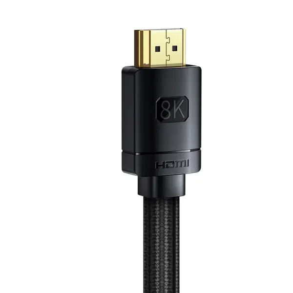 كابل اتش دي ام اي بيسوس Baseus High Definition يدعم دقة 8K بطول 3 متر - لون أسود image 3