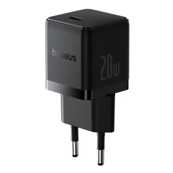Baseus Palm Fast Charger 1C 20W EU Cluster Black image 0