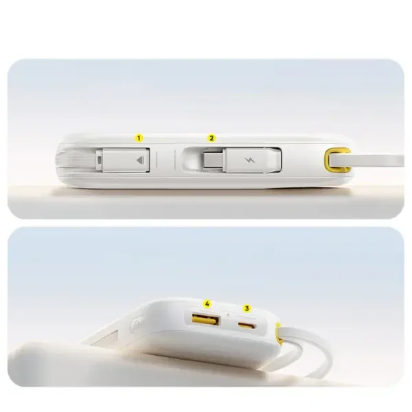 Baseus EnerFill FC31 Power Bank 20000mAh 45W Moon White image 3