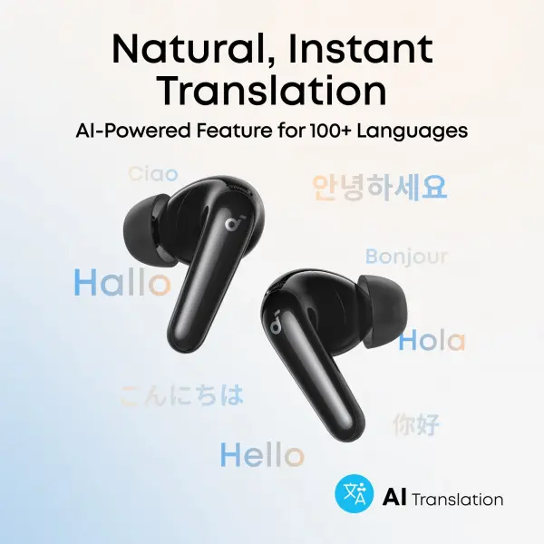 سماعة أنكر ساوند كور R60i NC لاسلكية بإلغاء الضوضاء - أسود image 1