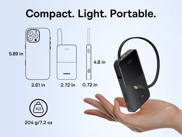 OS-Baseus EnerFill FC51 Bipow2 Pro Digital Display Power Bank  image 4