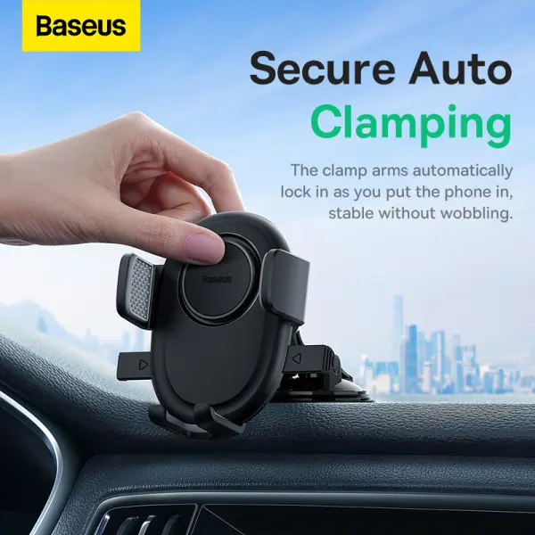 Baseus UltraControl Lite Series Car Holder Cluster Black image 5