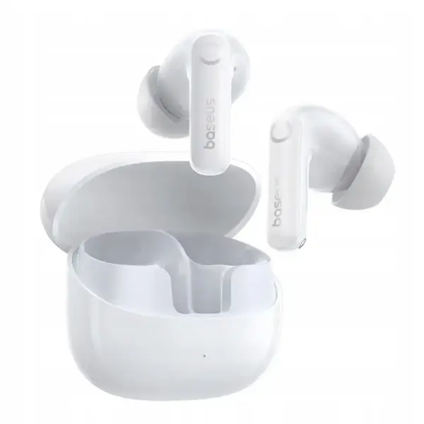 Baseus Bass BP1 Pro In-Ear True Wireless Earbuds Moon White image 0