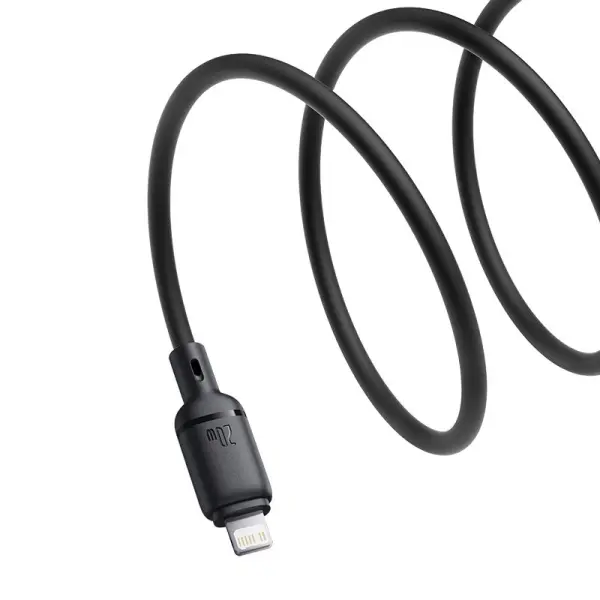 Baseus Silky Series Fast Charging Cable Type-C to iP 20W 1m Cluster Black image 3
