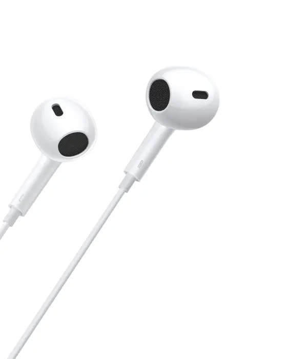 Baseus Encok CZ17 Semi-In-Ear Wired Earphones Moon White image 0