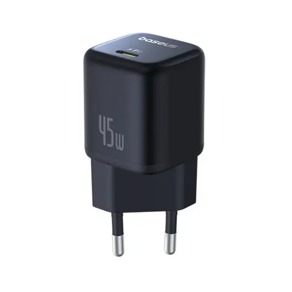 OS-Baseus PicoGo GaN Fast Charger 1C 45W EU Cosmic Black image 0