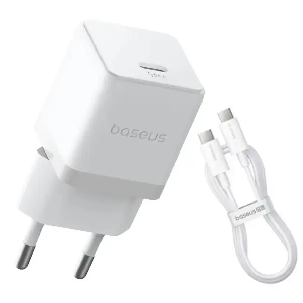 OS-Baseus Palm Fast Charger 1C 30W EU Moon White image 0