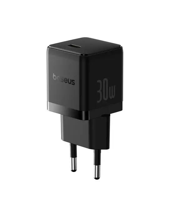 OS-Baseus Palm Fast Charger 1C 30W EU Cluster Black image 1