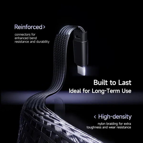Baseus MVP 3 Fast Charging Cable USB-C to iP 20W 2m Cosmic Black image 8