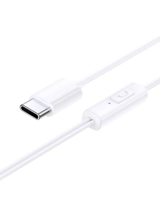 Baseus Encok CZ11 Wired Earphones Moon White image 3