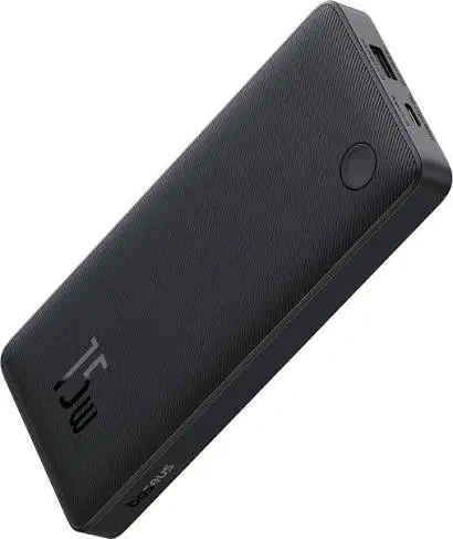 باور بنك باسيوس Baseus Airpow Lite سعة 10000 مللي أمبير قدرة 15 واط - أسود image 0
