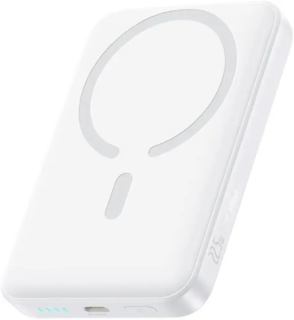 باور بنك بيسوس إينر فيل FM11 مغناطيسي 10000mAh بقدرة 22.5W - أبيض image 0