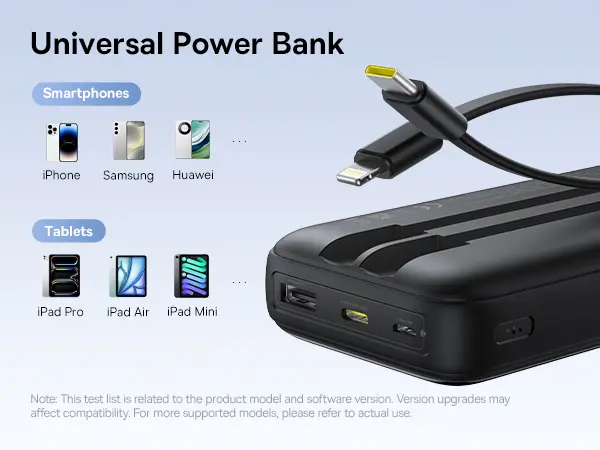 OS-Baseus Lipow Dual-Cable Power Bank  image 8