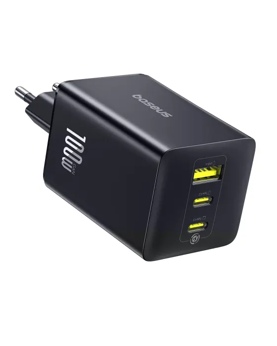 OS-Baseus EnerFill FE11 Fast Charger 2C+U 100W EU Cosmic Black image 0