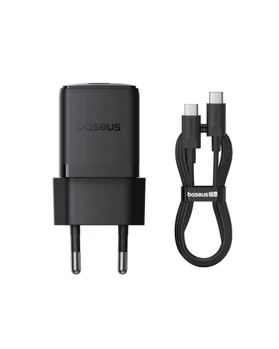 OS-Baseus Palm Fast Charger 1C 30W EU Cluster Black image 0