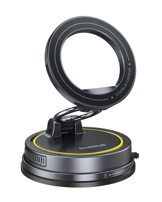 Baseus VC2 Flex Magnetic Car Mount Suction Cup Veersion NEW Cosmic Black image 3