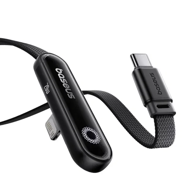 Baseus MVP 3 Fast Charging Cable USB-C to iP 20W 2m Cosmic Black image 0