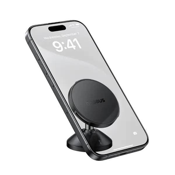 Baseus GoTrip DC1 Small Ears Magnetic Car Mount (Vertical type) Cosmic Black image 3