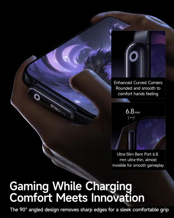 Baseus MVP 3 Fast Charging Cable USB-C to iP 20W 2m Cosmic Black image 4