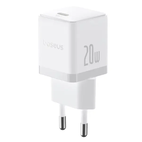 Baseus Palm Fast Charger 1C 20W EU Moon White image 1