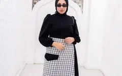 Suede Dress & Wool Skirt  image 0