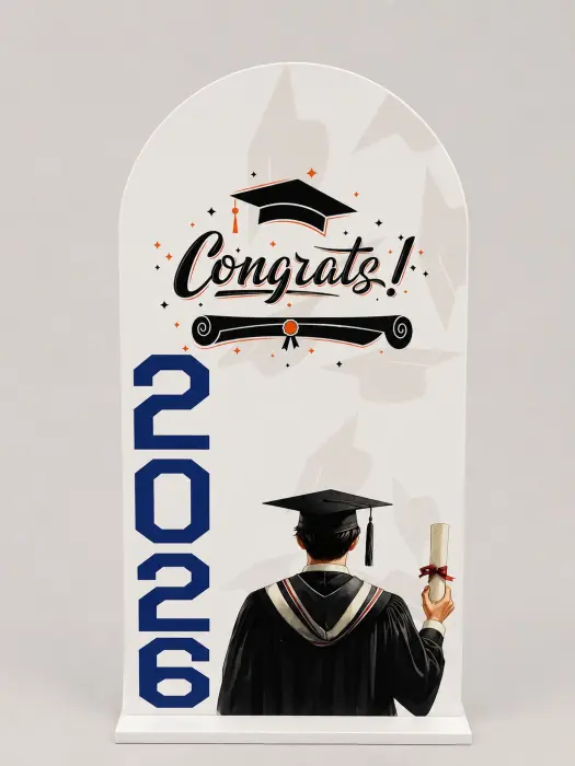 F570 :ستاند تخرج 2026 Congrats | ديكور حفلات التخرج image 0