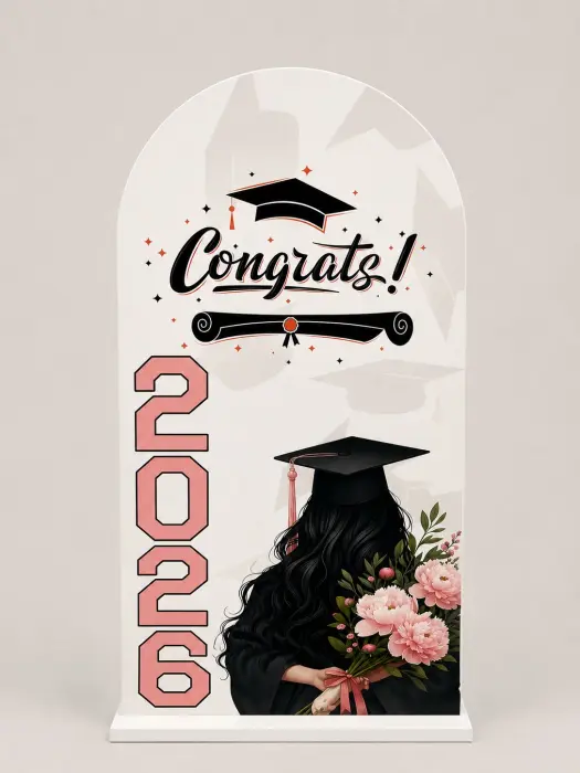 F571 : Girls Graduation 2026 Congrats Stand image 0