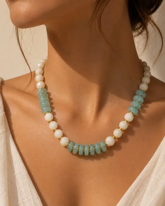 Azure Jade Necklace image 2