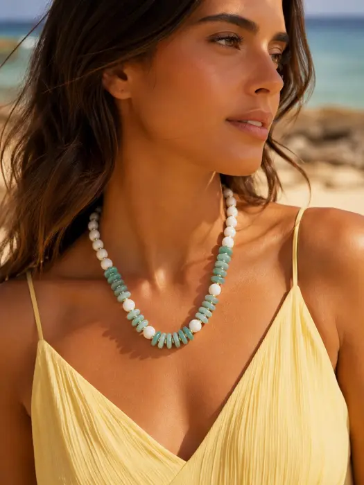 Azure Jade Necklace image 3