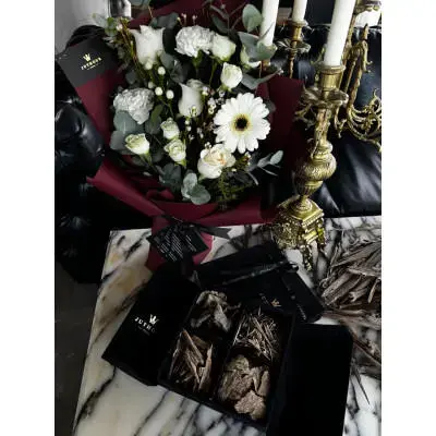 باقة البرقندي و مجموعة بخور فخمة image 1