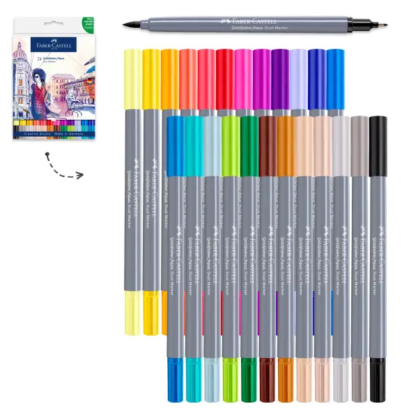 اقلام فابر-كاستل Goldfaber Aqua المائية المزدوجة image 1
