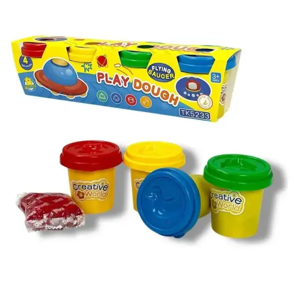 طين 4 الوان playdoh image 0