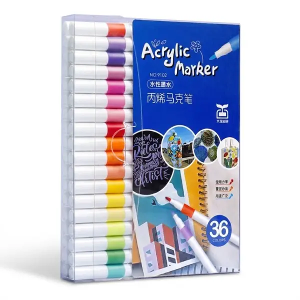 أقلام أكريليك 36 لون image 0