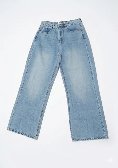 wide leg jeans image 0