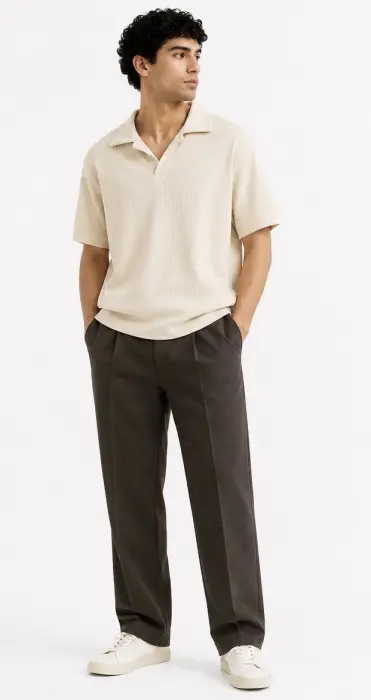 ZARA OVERSIZE FIT POLO KNITWEAR image 4