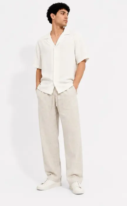 ZARA LINEN PANTS image 5