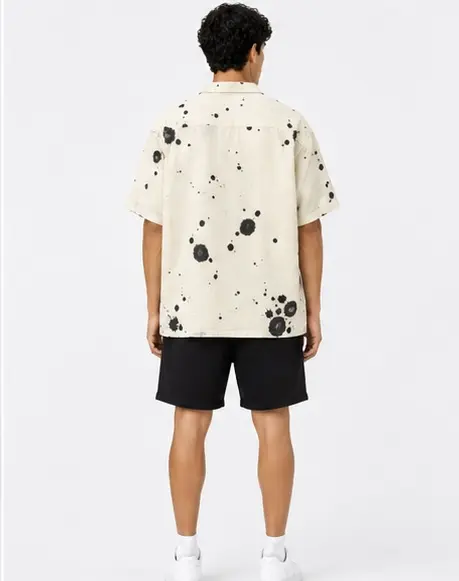 LOF LINEN HALF SHIRT  image 4