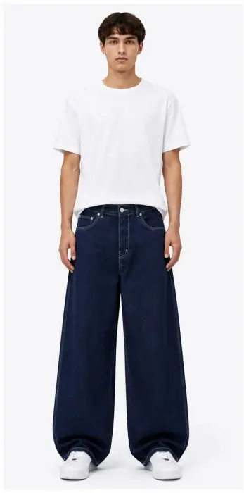STONIM RAW DENIM WIDE-LEG JEANS 3006/1 image 2