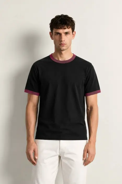 ZARA CONTRAST T-SHIRT  image 6