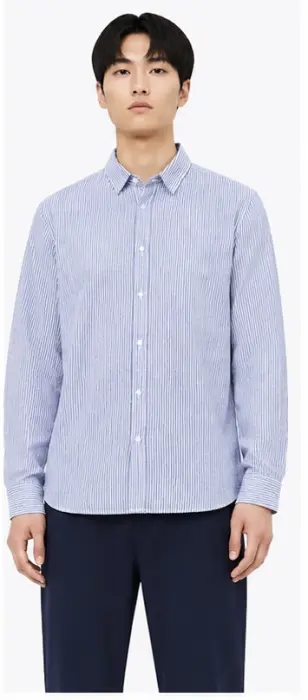 X ZARA STRIPPED LINEN SHIRT  image 3
