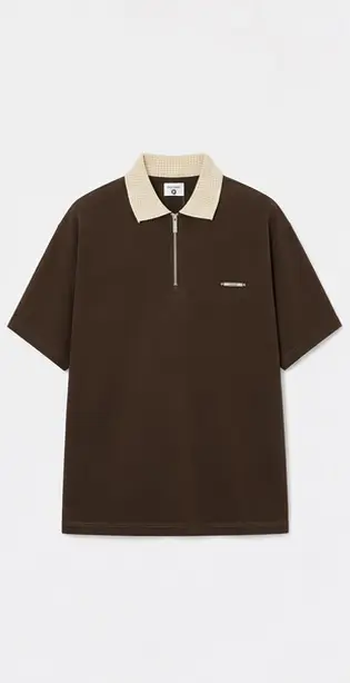  Knit Collar Polo T-shirt image 4