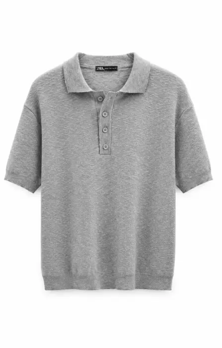 ZARA KNIT POLO ORIGNAL SHIRT image 0
