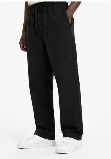 MASSSIMO DUTTI HARD LINEN PANT image 0