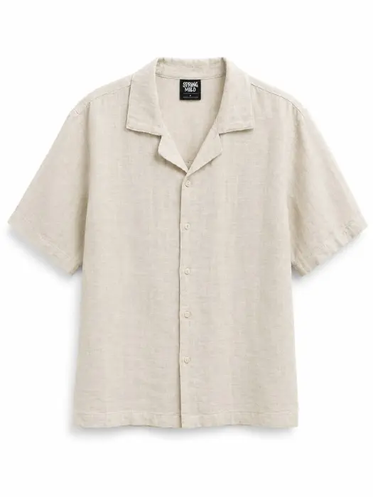 MYL BASIC LINEN SHORT SLEEVE SHIRT  image 1