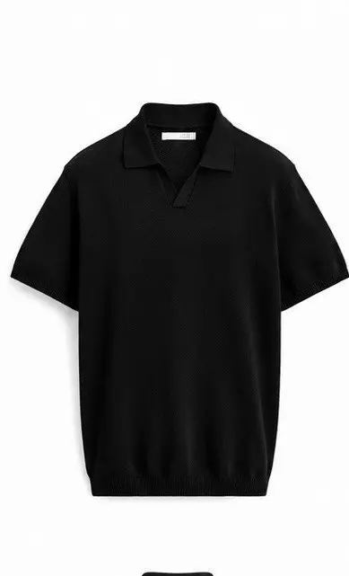 ZARA KNIT POLO T-SHIRT image 0