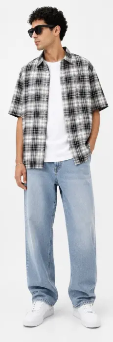 PLAID HALF SHIRT image 1