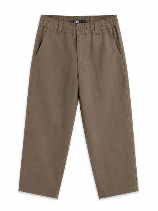 STOCK ZARA LINEN PANT  image 2