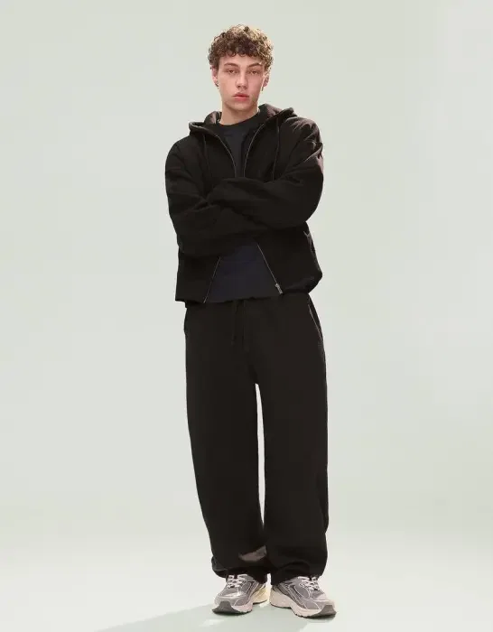 BERSHKA BALLON-FIT SWEATPANT image 1