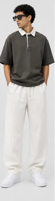 ZARA WHITE COLLAR T-SHIRT image 1